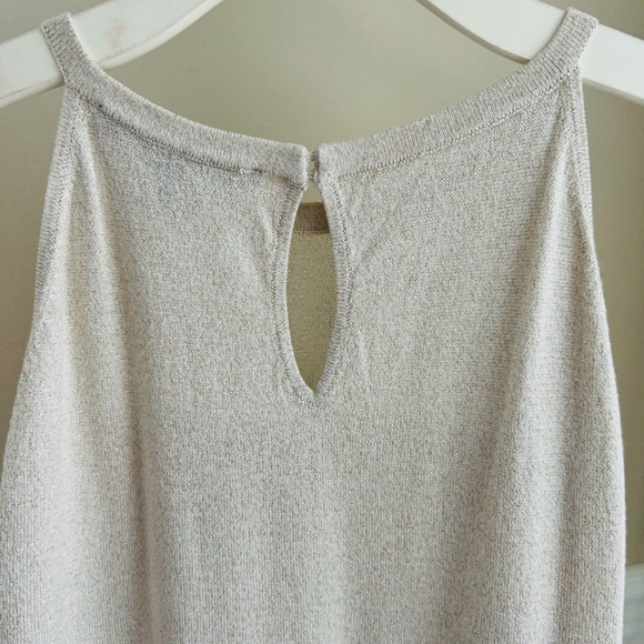 WHBM size M Sheer Yoke Shimmer Tank Top - Picture 14 of 16